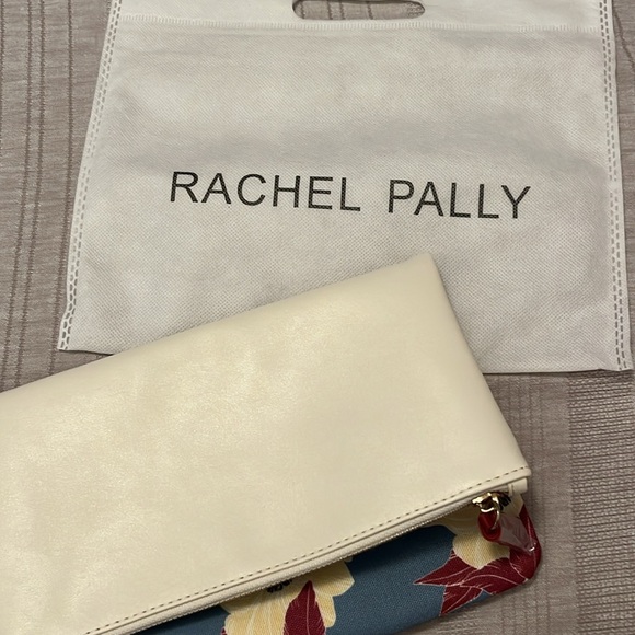Rachel Pally Clutch Floral print and cream leather NWOT - Picture 4 of 6